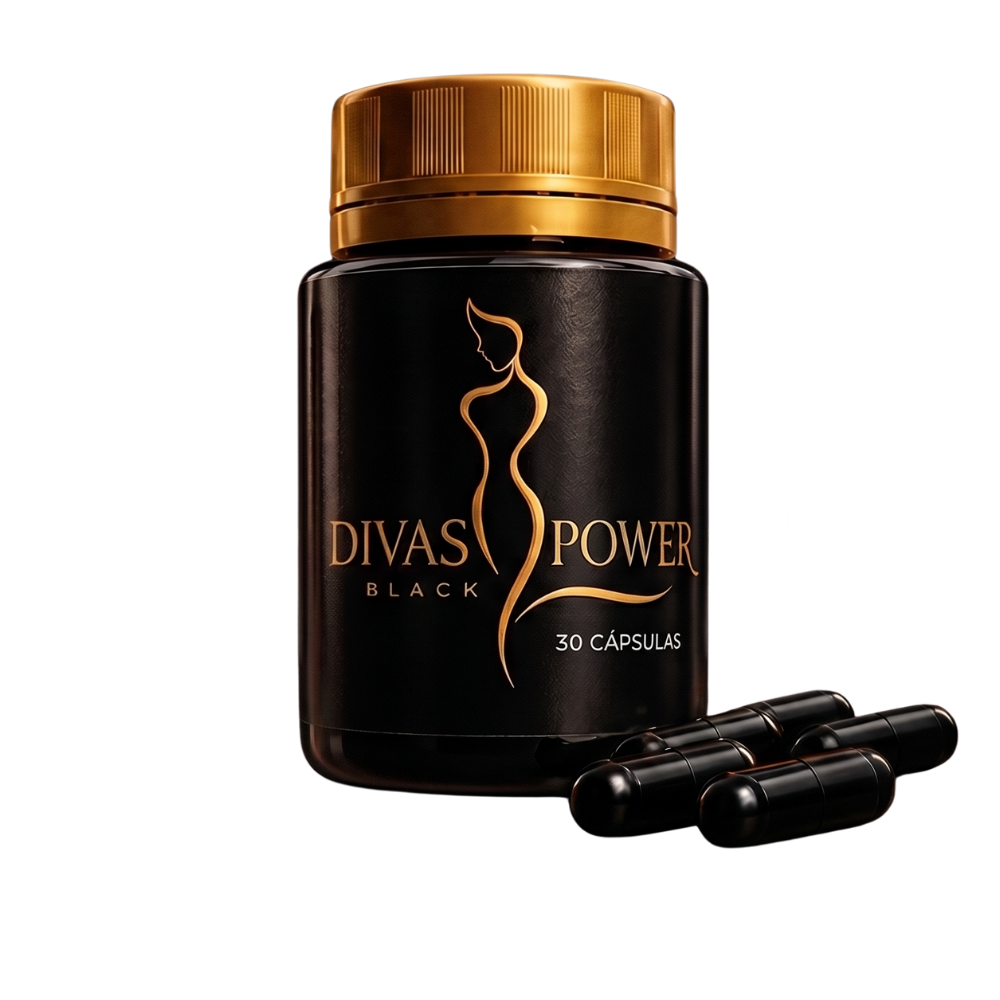 Divas Power Black — 30 cápsulas — Fórmula Premium